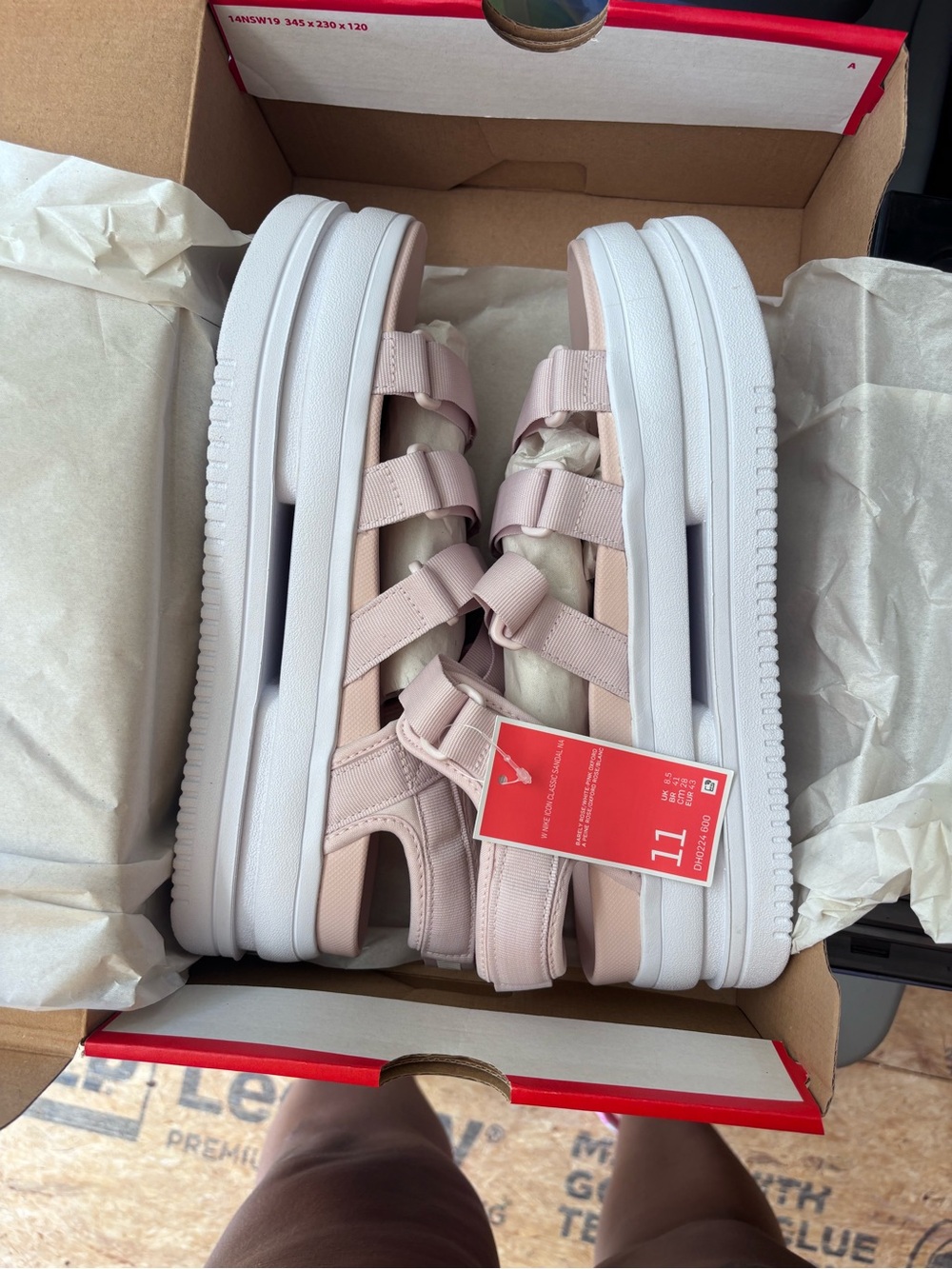 Nike icon platform sandals